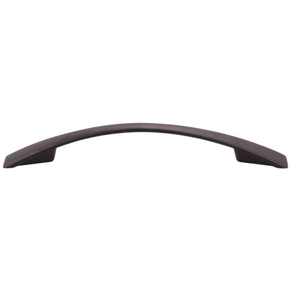 96 mm Center-to-Center Satin Nickel Flared Regan Cabinet Pull