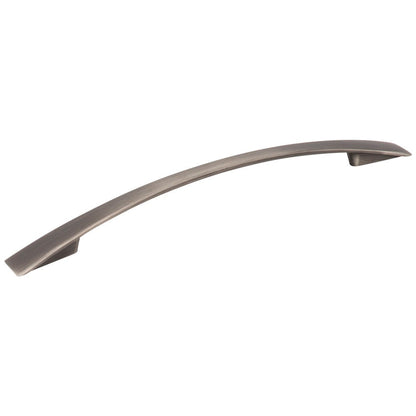 96 mm Center-to-Center Satin Nickel Flared Regan Cabinet Pull