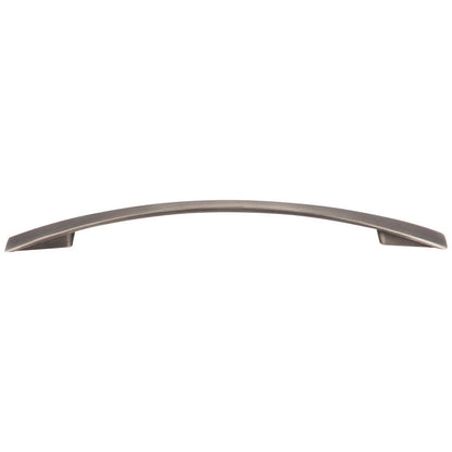 96 mm Center-to-Center Satin Nickel Flared Regan Cabinet Pull