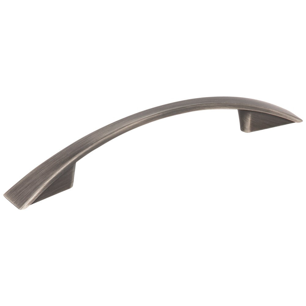96 mm Center-to-Center Satin Nickel Flared Regan Cabinet Pull