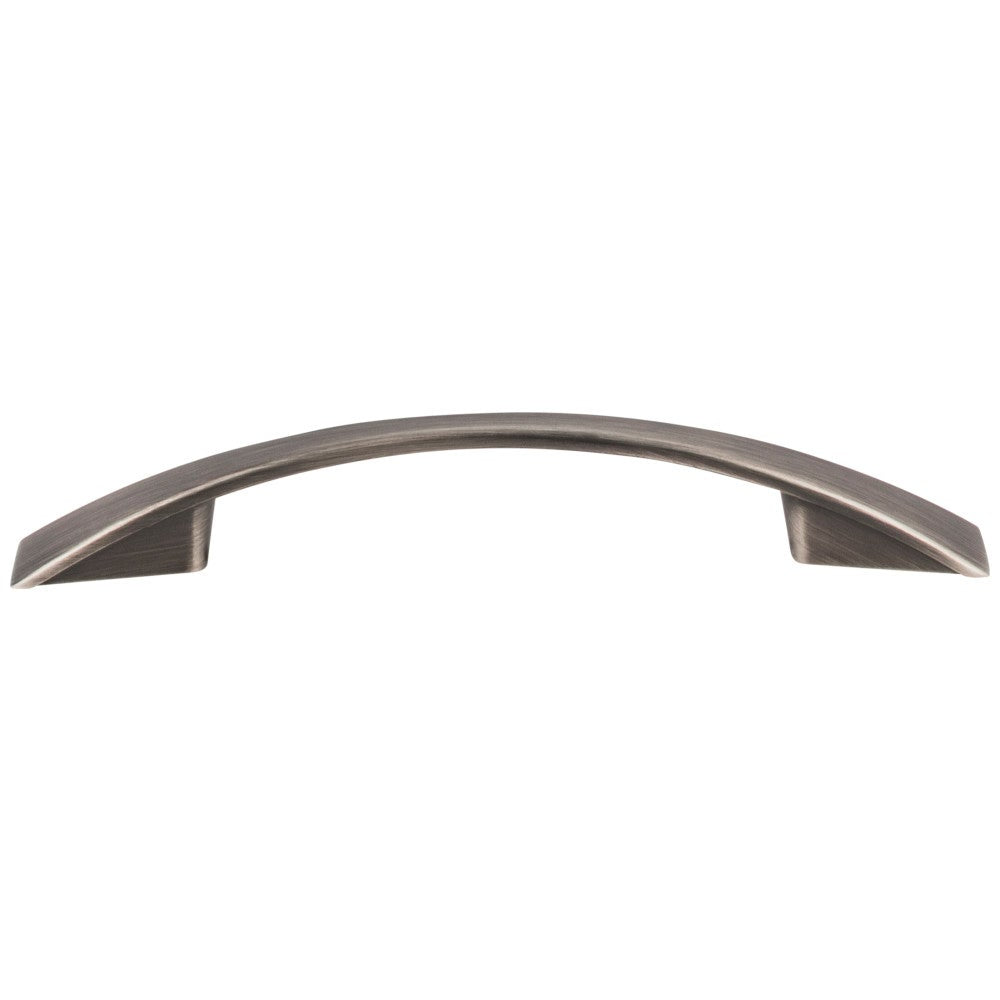 96 mm Center-to-Center Satin Nickel Flared Regan Cabinet Pull
