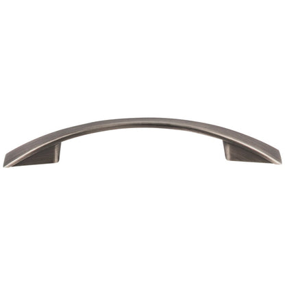 96 mm Center-to-Center Satin Nickel Flared Regan Cabinet Pull