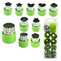 Multifunctional Stainless Steel Vegetable and Cookie Cutter Set