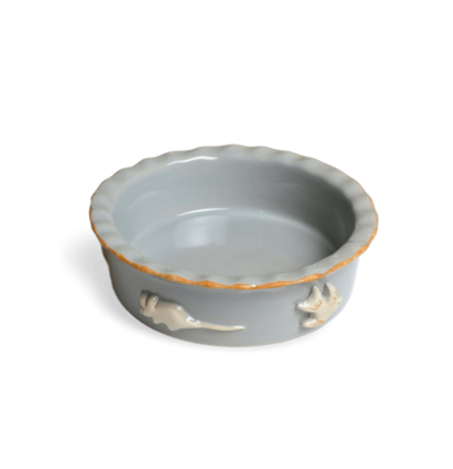 Elegant Stoneware Cat Bowl for Food and Water | Family Pet | Under $100 | Kitchen + Metal