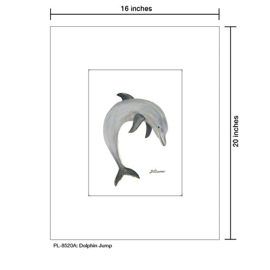 Dolphin Jump, Print (#8520A)