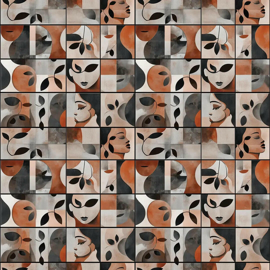 Modern Muse Terracotta Mosaic