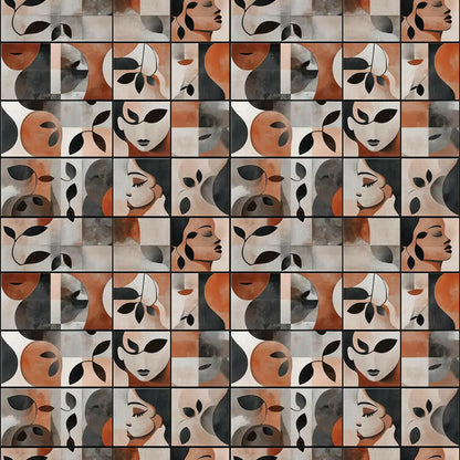 Modern Muse Terracotta Mosaic