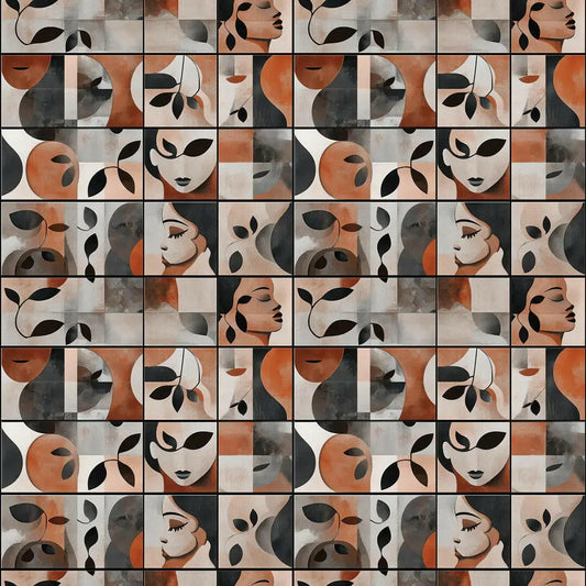 Modern Muse Terracotta Mosaic