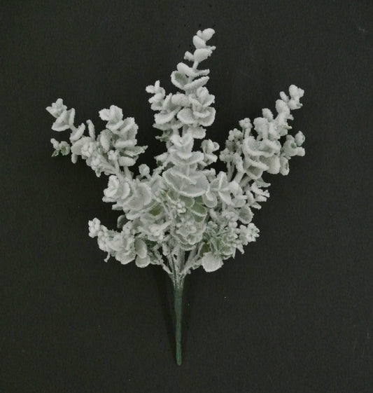 13.5 IN EUCALYPTUS SNOW BUSH