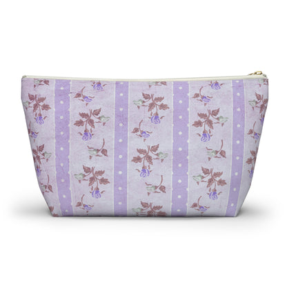 Customizable: Chic Floral Accessory Pouch, Makeup Bag, Travel Organizer, Gift for Her, Floral Toiletry Bag, Cute Pencil Case