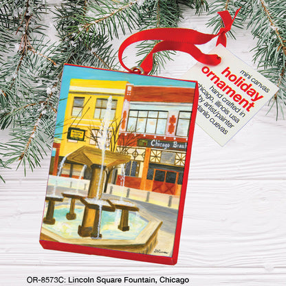 Lincoln Square Fountain, Chicago, Ornament (OR-8573C)