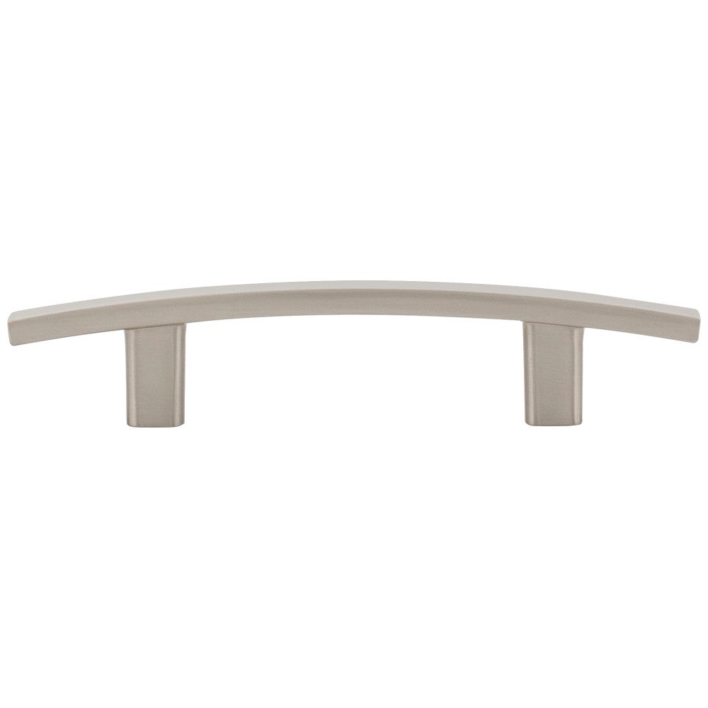 3" Center-to-Center Satin Nickel Square Thatcher Cabinet Bar Pull