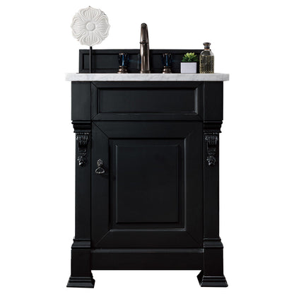 Brookfield 26" Single Vanity Cabinet, Antique Black