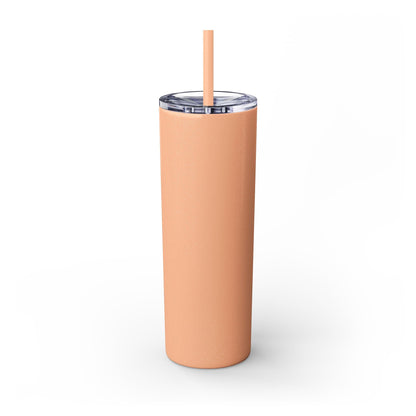 Customizable: Girly Book Club Skinny Tumbler with Straw, 20oz | Perfect for Events, Gifts, Coffee, and Summer Drinks