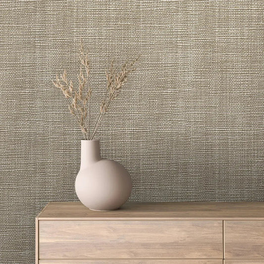 Artisan Oat Weave Wallpaper