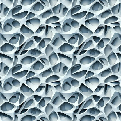 Sculpted Cellular Cloud Wallpaper