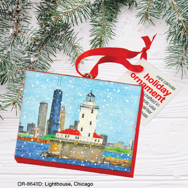 Lighthouse, Chicago, Ornament (OR-8640D)
