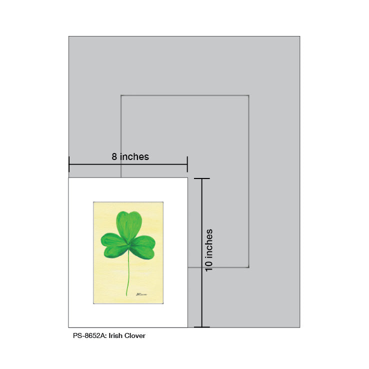 Irish Clover, Print (#8652A)