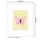 Lavender Pink Butterfly, Print (#8674E)