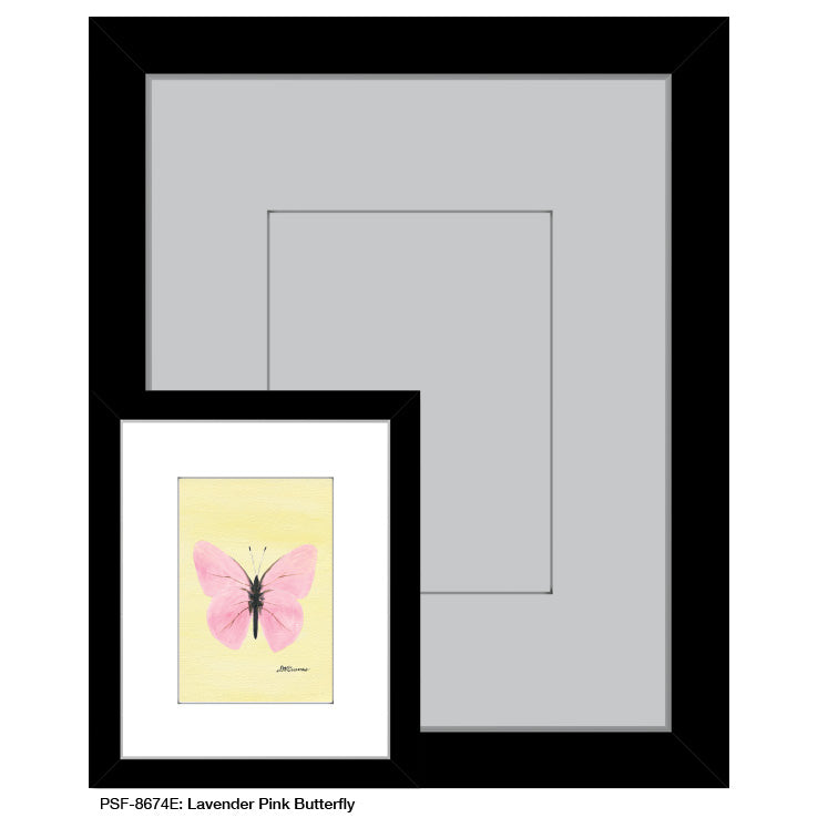 Lavender Pink Butterfly, Print (#8674E)