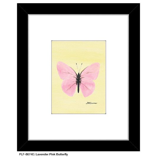 Lavender Pink Butterfly, Print (#8674E)