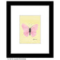 Lavender Pink Butterfly, Print (#8674E)