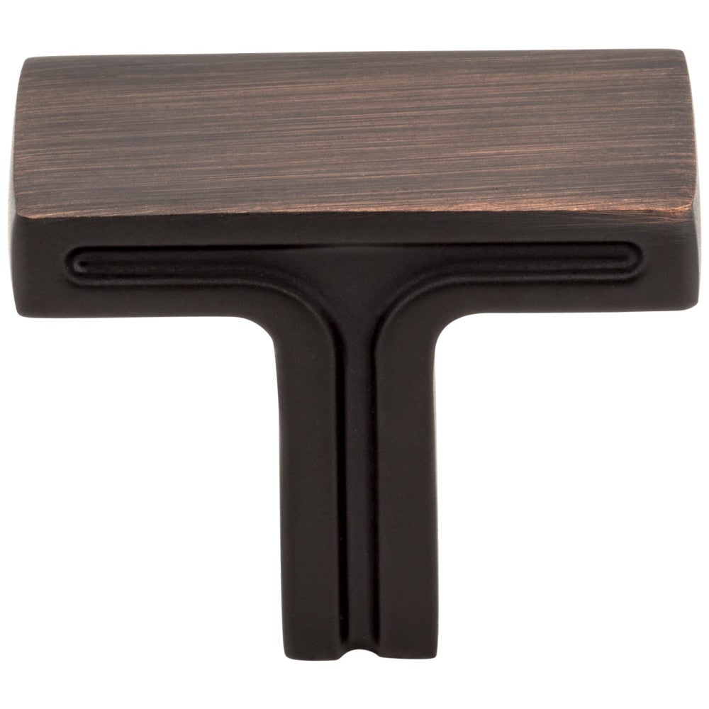 1-3/8" Overall Length Satin Nickel Rectangle Anwick Cabinet Knob