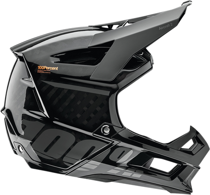 100% Aircraft 2 Helmet - Black - Medium 80002-00002