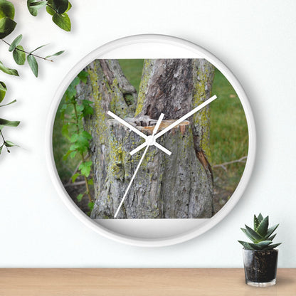 Tree Stump Wall clock