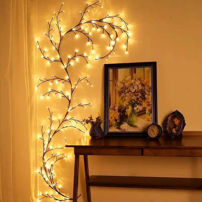 USB Powered 72LED/96LED Tree Branch Lamp –  Willow Vine Lights for DIY Home & Festive Decoration
