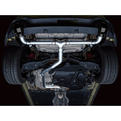 AWE 2022+ VW GTI MK8  Track Edition Exhaust - Diamond Black Tips
