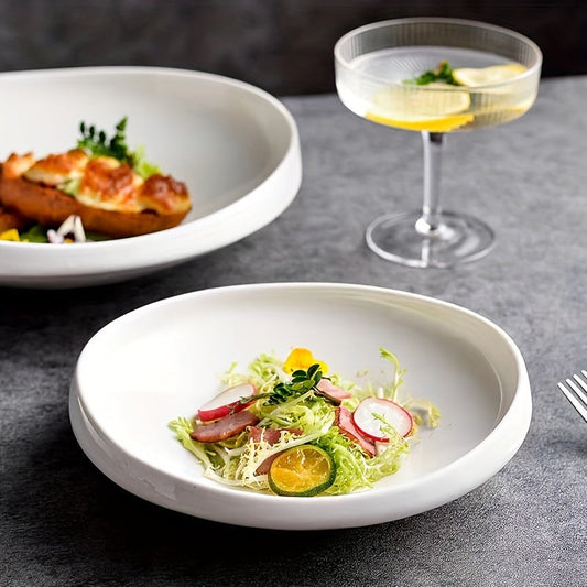 Elegant MicrowaveSafe Ceramic Dinnerware Set for Home  Restaurants