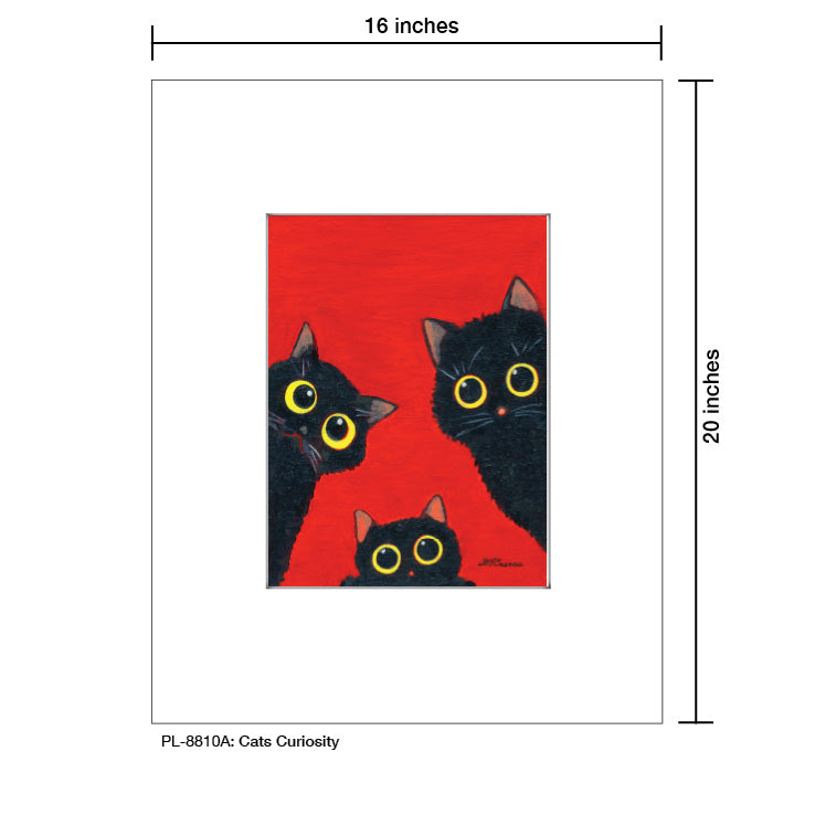 Cats Curiosity, Print (#8810A)
