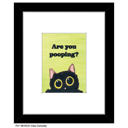 Cats Curiosity, Print (#8810CA)