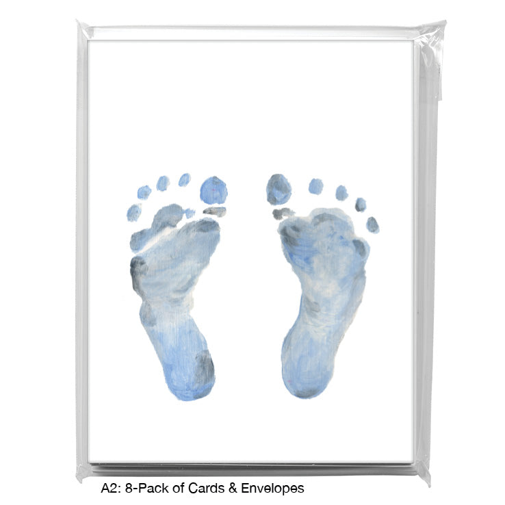 Footprints, Greeting Card (8812A)