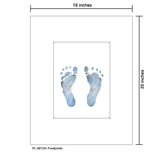 Footprints, Print (#8812A)