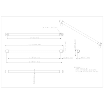 96 mm Center-to-Center Satin Nickel Hayworth Cabinet Bar Pull