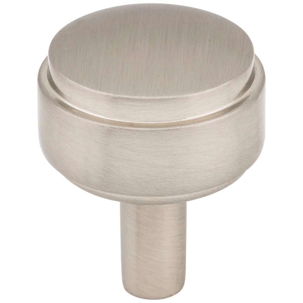 1-1/8" Diameter Satin Nickel Hayworth Cabinet Knob