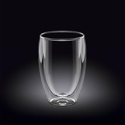 A Set Of A 4 Section Bamboo Tray With 4 Double walled Thermo Glasses | Dinnerware