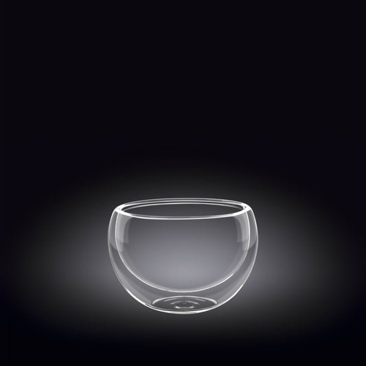 Double-Wall Vacuum Sealed Thermo Glass Bowl 5.4 Fl Oz | 160 Ml | Under $100 | Kitchen + Metal