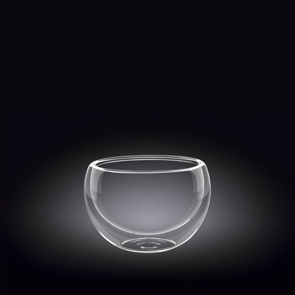 Double-Wall Vacuum Sealed Thermo Glass Bowl 6.8 Fl Oz | 200 Ml | Glassware | Under $100 | Kitchen + Metal