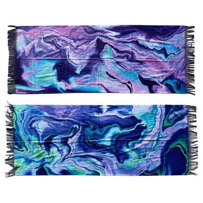 Purple Drip - Pashmina