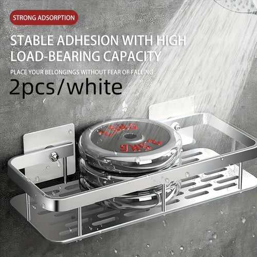 2Pack Aluminum NoDrill Wall Shelves RustProof SpaceSavers