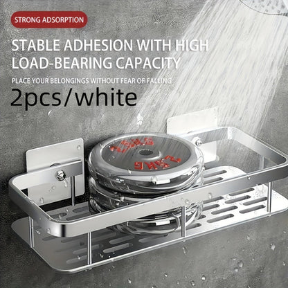 2Pack Aluminum NoDrill Wall Shelves RustProof SpaceSavers