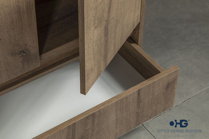 Romina 30" Messina Bathroom Vanity with Porcelain Top & Soft-Close Storage