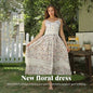 Women's Sleeveless Suspender Floral Dress
