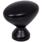 1-1/8" Overall Length Satin Nickel Oval Merryville Cabinet Knob
