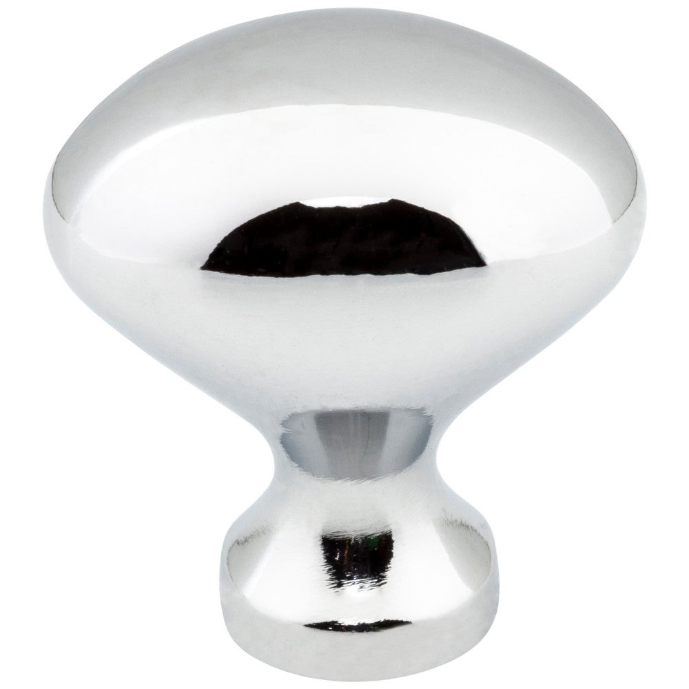 1-1/8" Overall Length Satin Nickel Oval Merryville Cabinet Knob