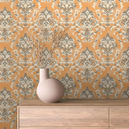Weathered Siena Damask