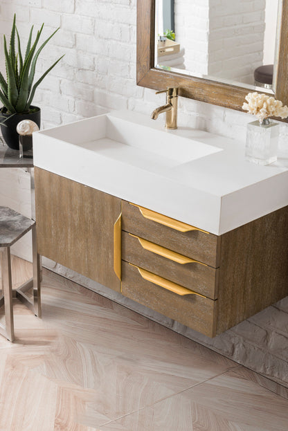 Columbia 36" Single Wall Mount Vanity Cabinet